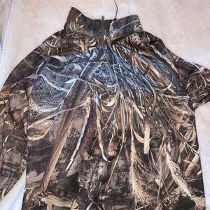 3/4 zip Camo Pullover